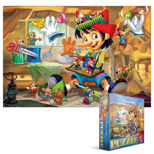 EuroGraphics Pinocchio Small Box Puzzle Toys 8035-0421 Eurographics 35 Pieces 